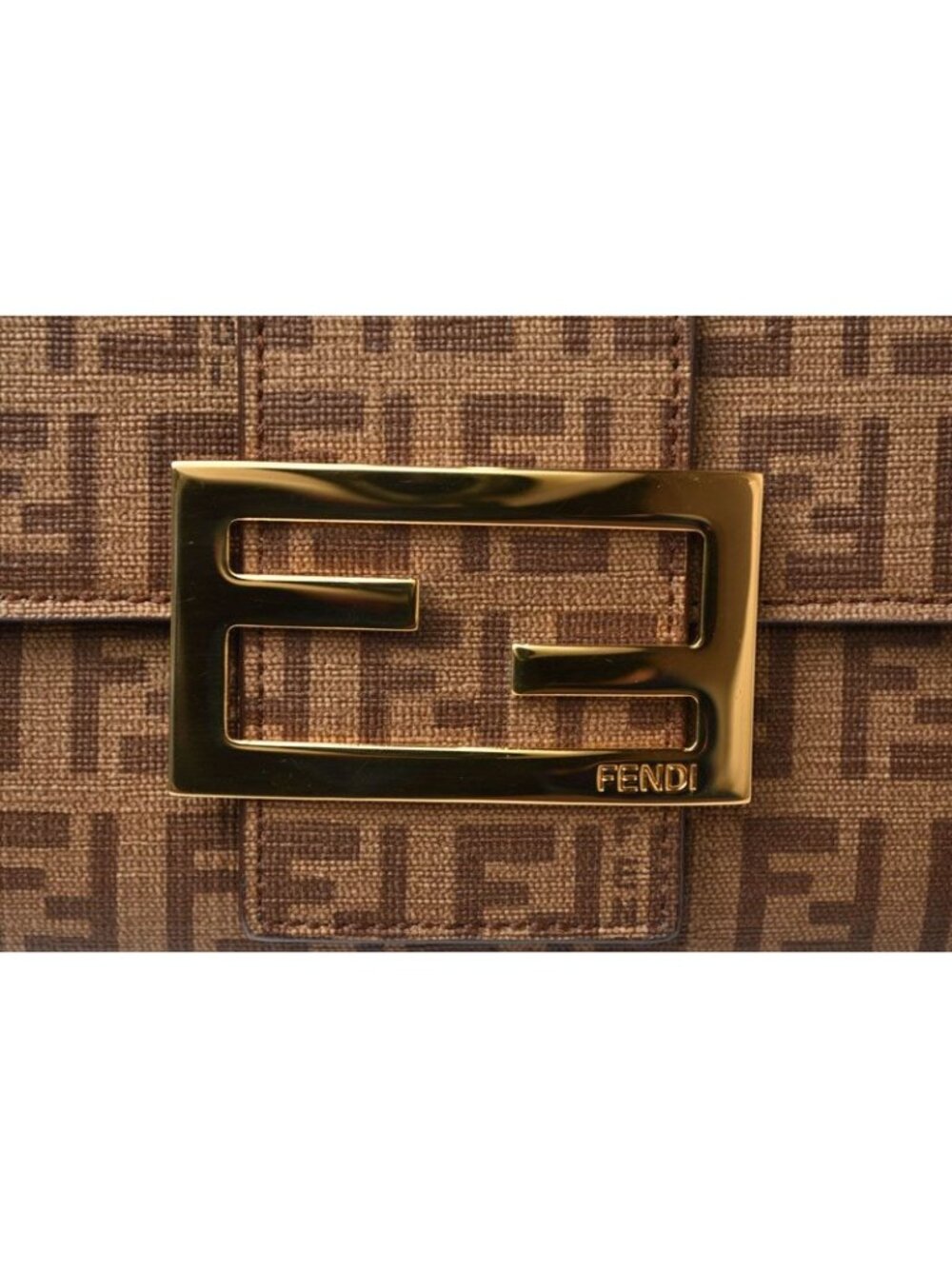Fendi Wallet Yg1 Zucca Pattern Beige Brown - Picture 10 of 10